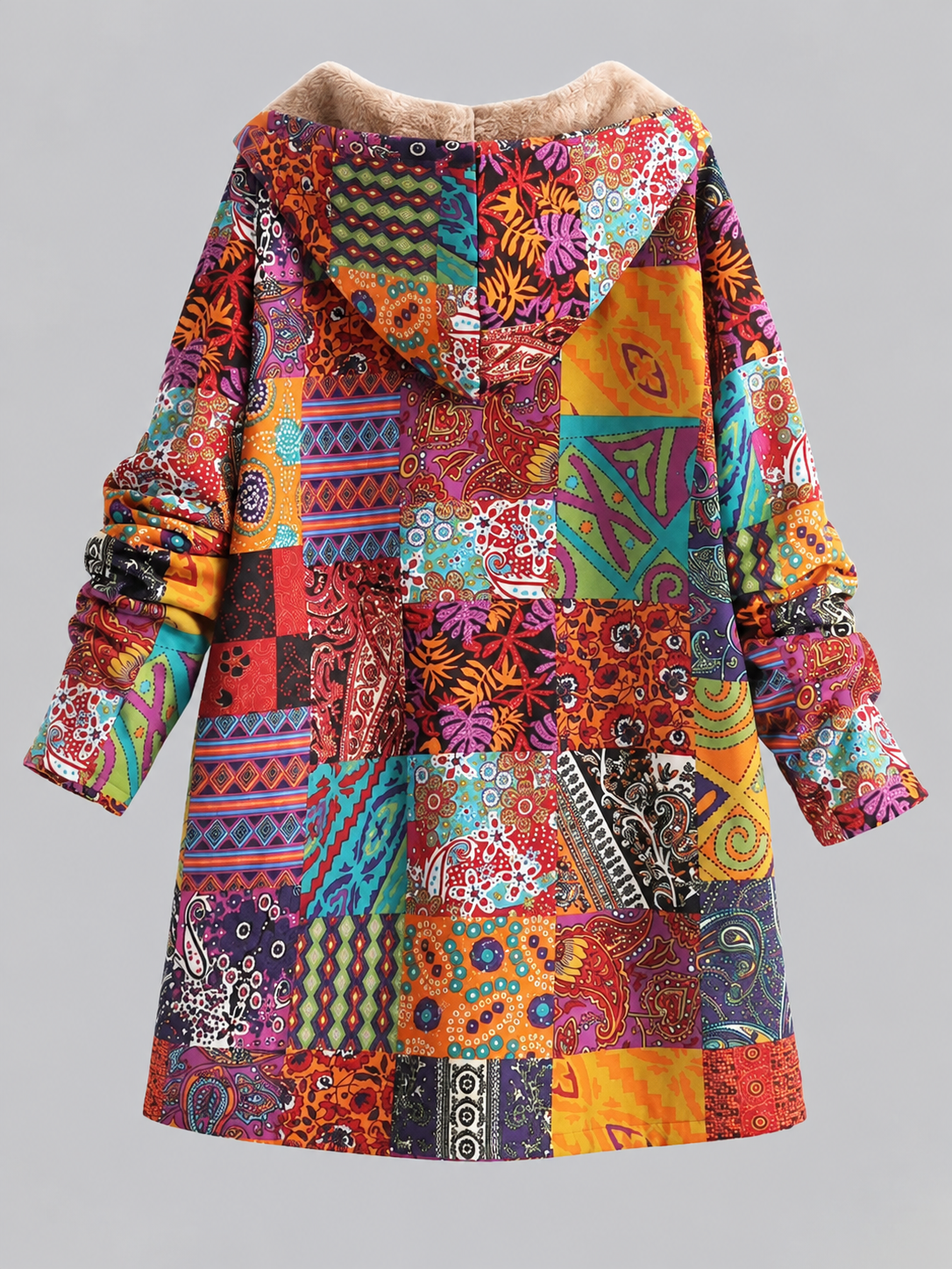 Aisling | Women's Printed Fleece Lined Jacket