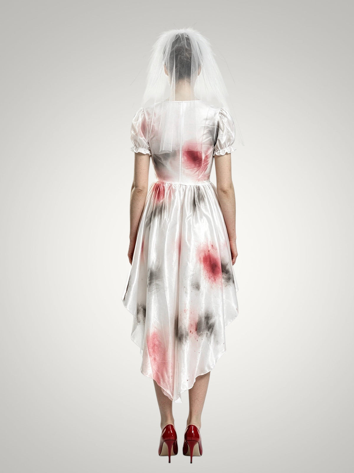 Genevieve | Women's Zombie Bloody Bride Halloween Costume Dress