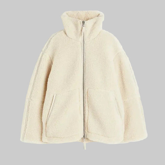 Nora | Women's Oversized Zip Teddy Jacket
