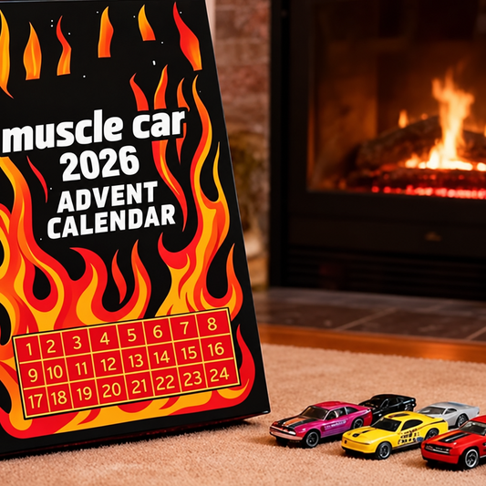 Children's Christmas Advent Calendar with toy cars