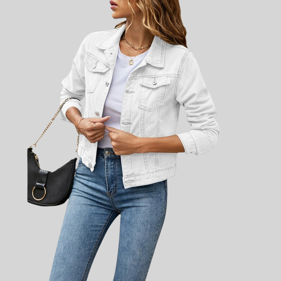 Gabrielle | Women's Casual Denim Jacket with Pockets
