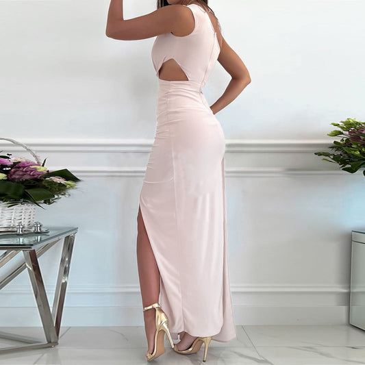 Bella | Women's One-Shoulder Party Maxi Dress