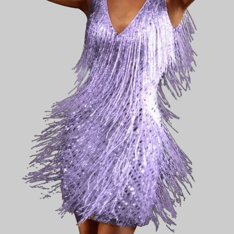 Rory | Women's Feathered Evening Cocktail Dress
