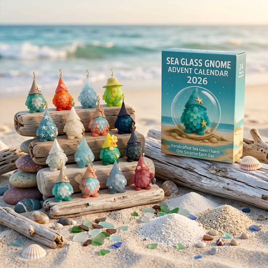 Handcrafted Sea Glass Gnome Advent Calendar 2026