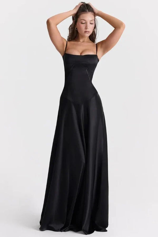Karen | Women's Formal Corset Evening Maxi Dress