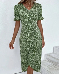 Angel | Women’s Floral Asymmetric Midi Dress
