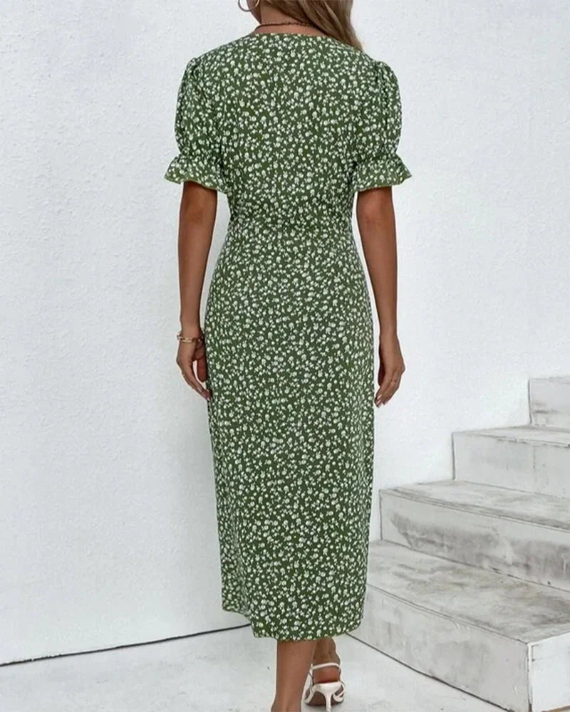 Nova | Women's Floral A-Line Midi Dress