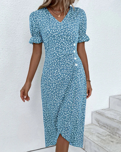 Nova | Women's Floral A-Line Midi Dress