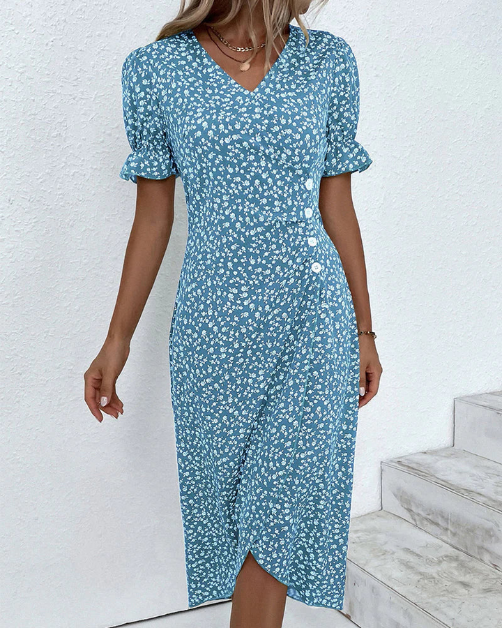 Nova | Women's Floral A-Line Midi Dress