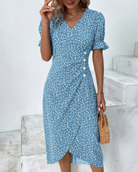Nova | Women's Floral A-Line Midi Dress