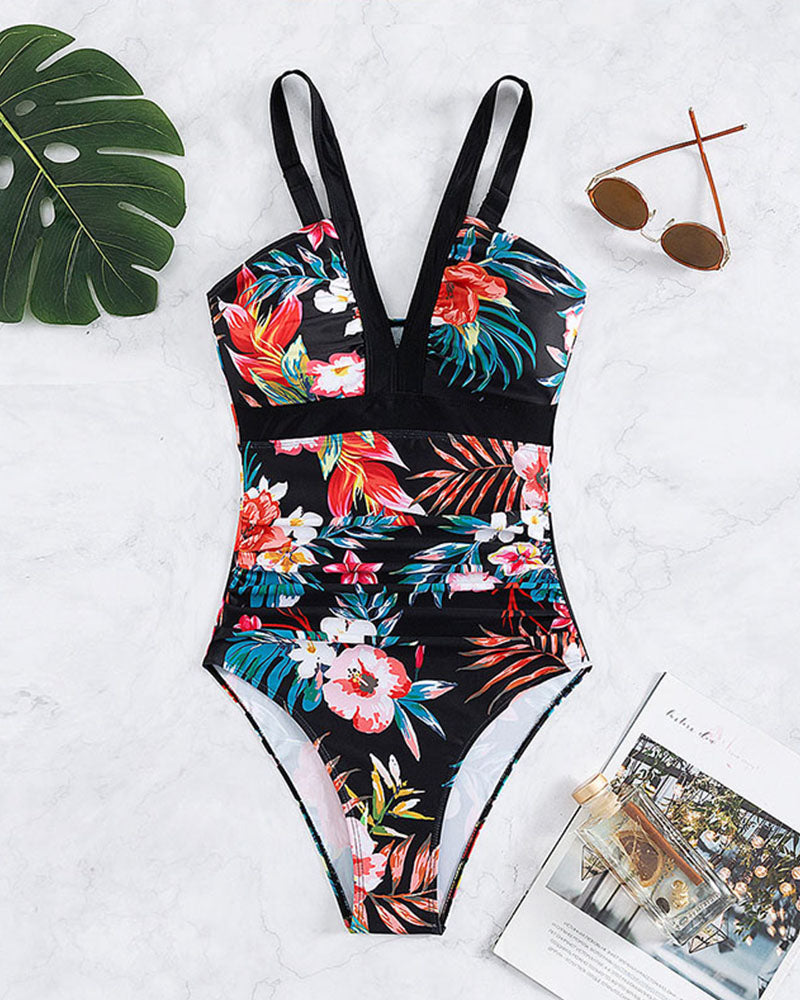 Fabienne | Women's Elegant Floral Swimsuit
