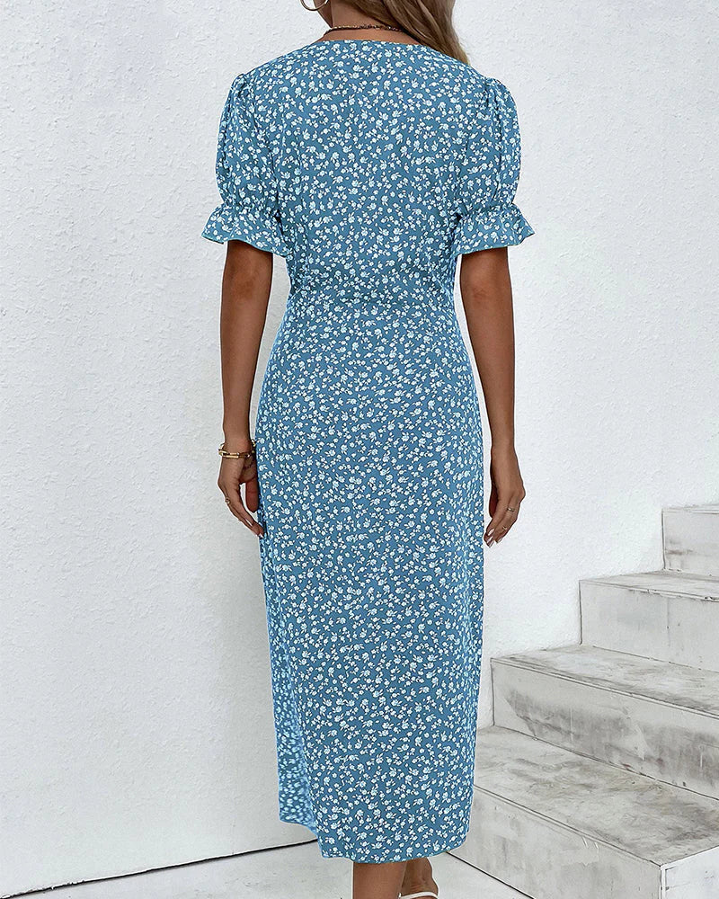 Nova | Women's Floral A-Line Midi Dress