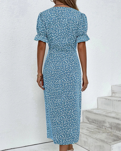 Nova | Women's Floral A-Line Midi Dress