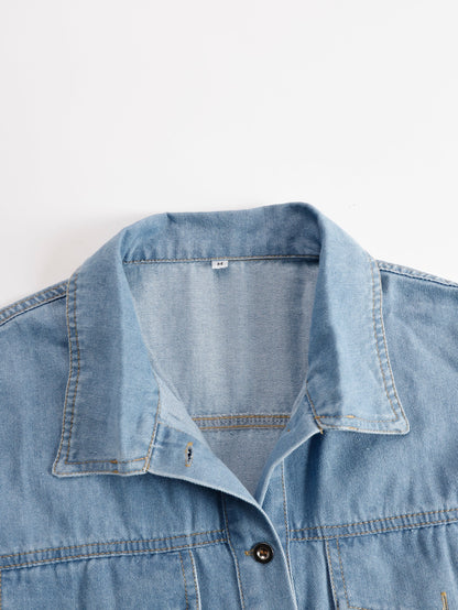 Finley | Women's Casual Denim Shirt Mini Dress