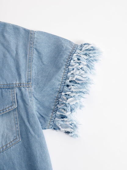Finley | Women's Casual Denim Shirt Mini Dress