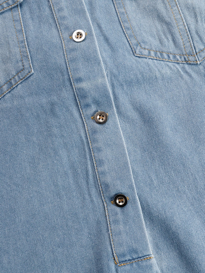 Finley | Women's Casual Denim Shirt Mini Dress