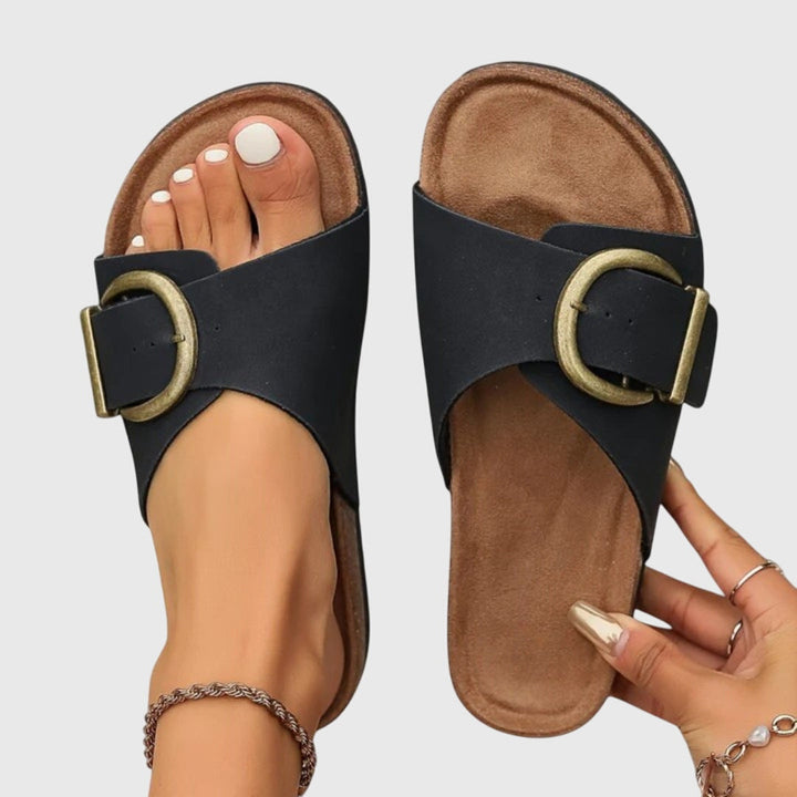 Adeline | Women's Wide Buckle Palado Sandals