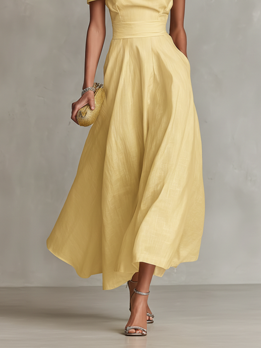 Melody | Women's Elegant One-Shoulder Maxi Dress