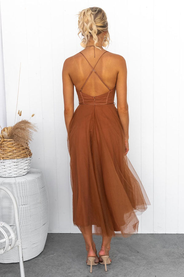 Florence | Women's Elegant Corset Midi Dress