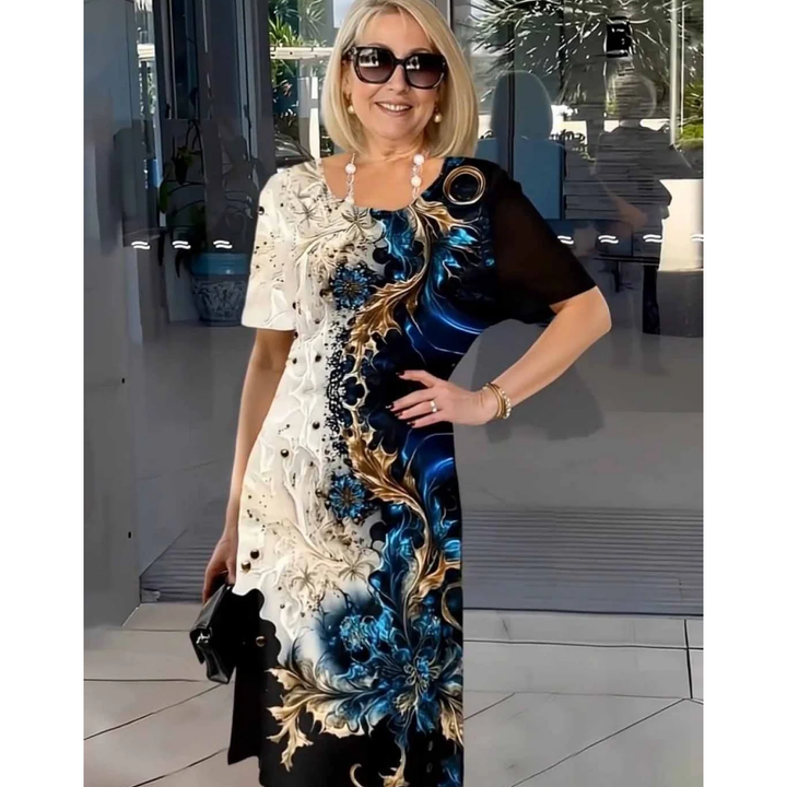 Olivia | Women’s Comfort Summer Midi Dress