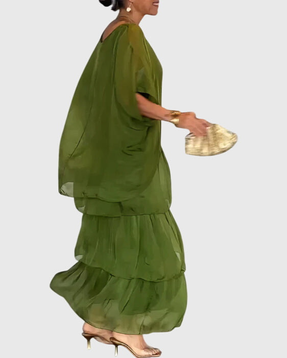 Aria | Women's Relaxed Fit Draped Maxi Dress