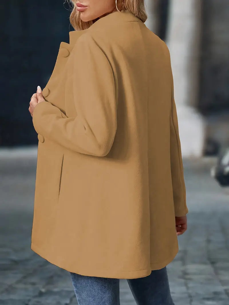 Aisling | Women's Elegant Fall Button-Front Coat