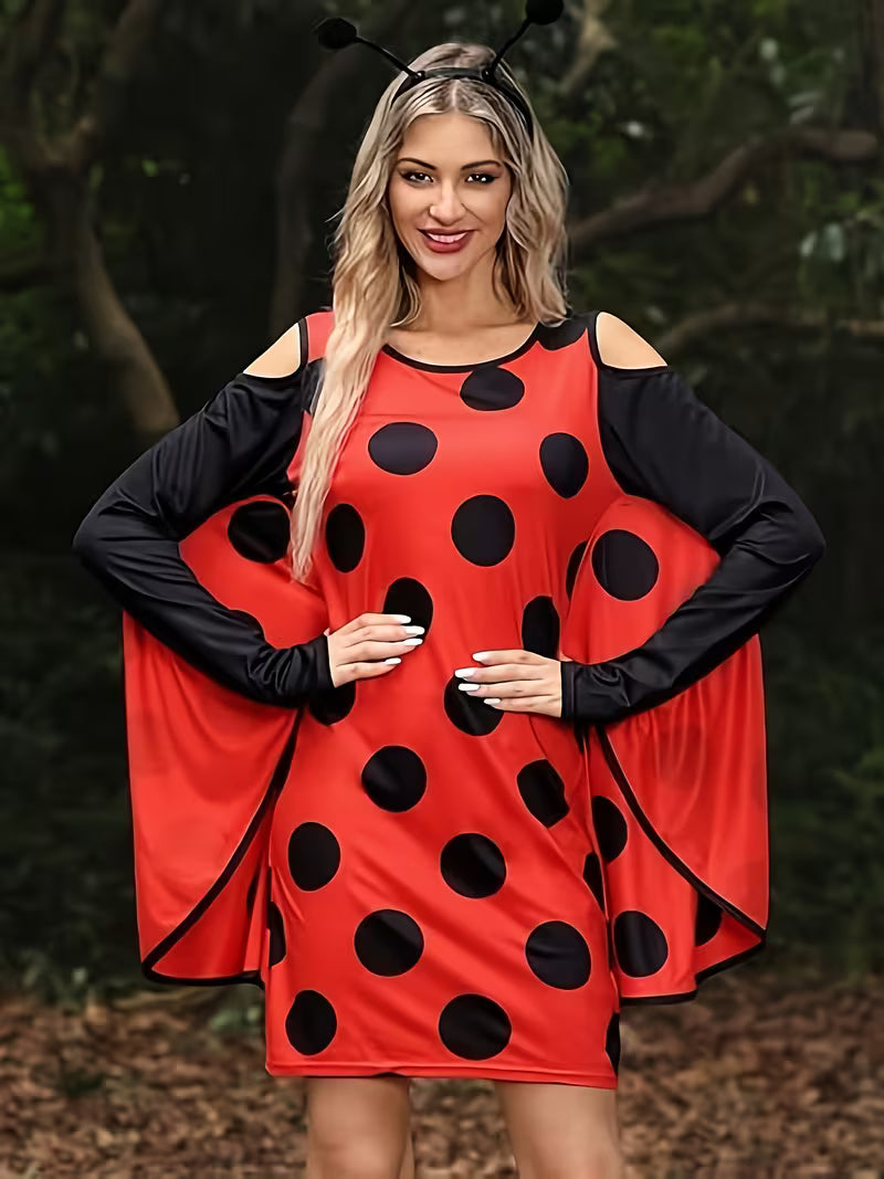 Abigail | Women's Playful Ladybug Halloween Costume Dress