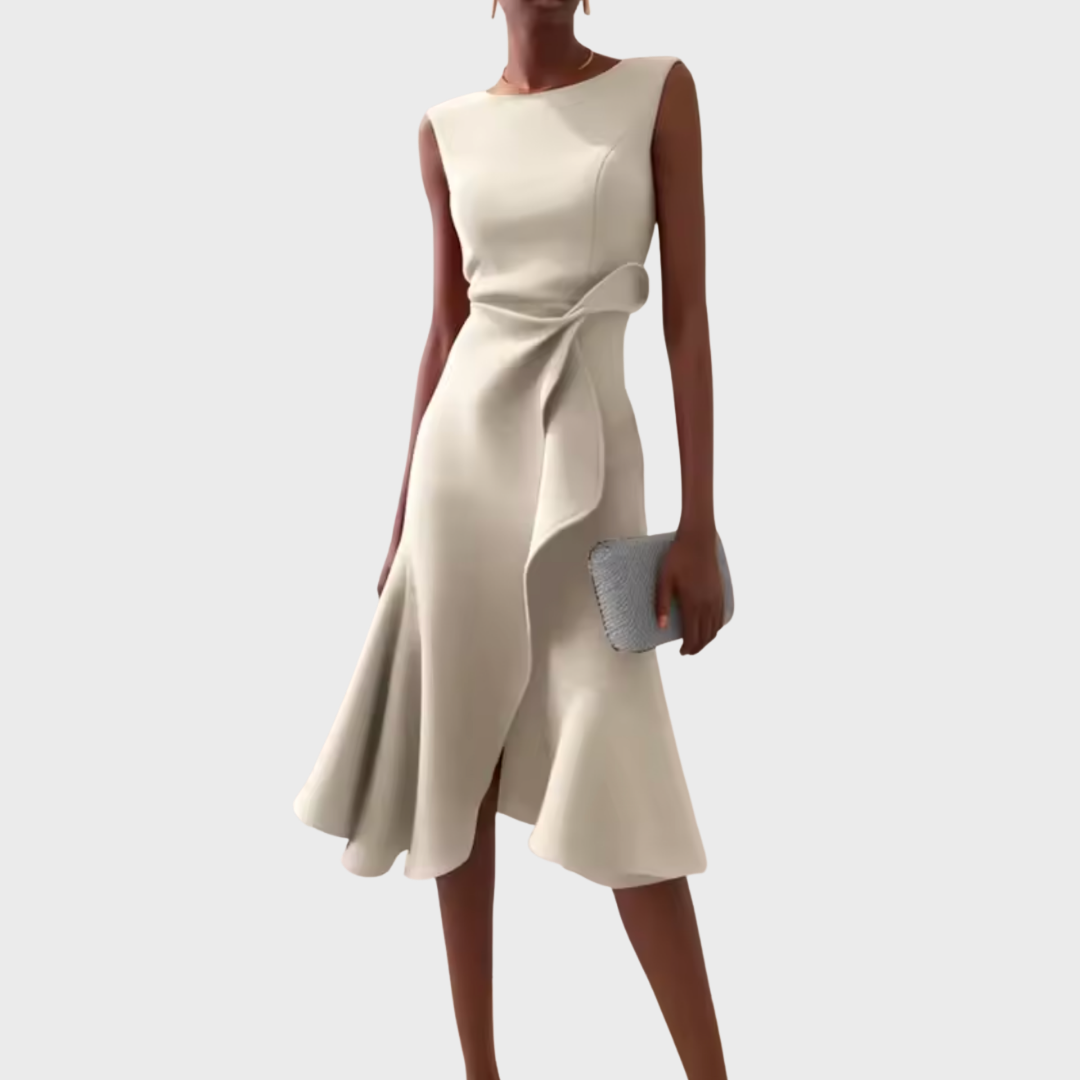 Rivka | Women’s Elegant Wrap Midi Dress