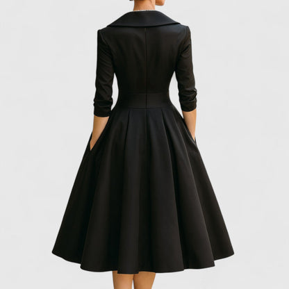Alice | Women's Elegant Wrap Midi Evening Dress