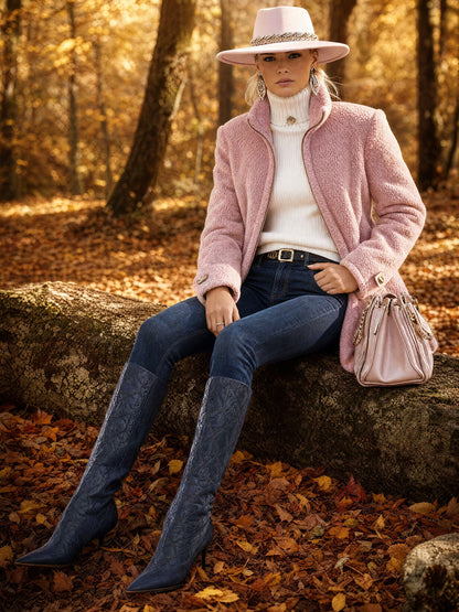 Teagan | Women's Warm Zip-Up Fleece Jacket