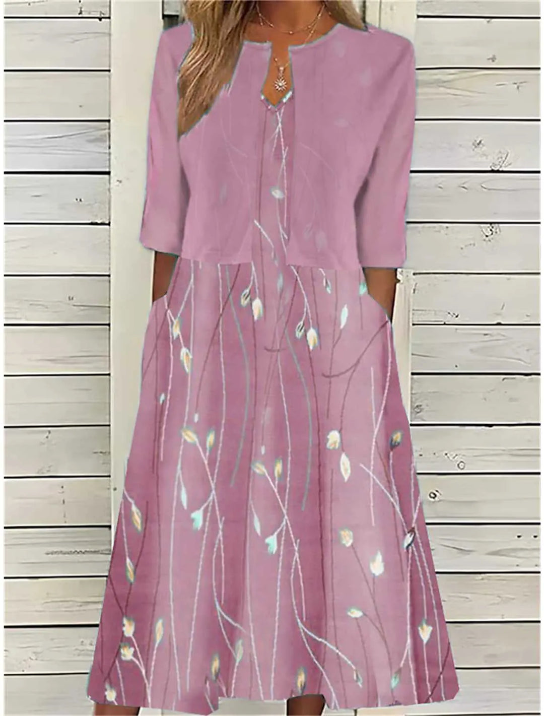 Danica | Women’s Floral Two-Piece Midi Dress