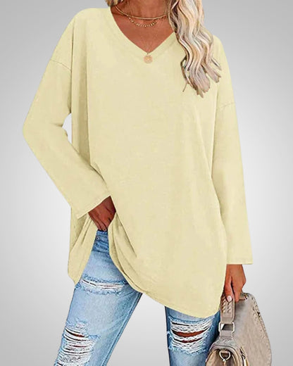 Willow | Women's Casual Relaxed Fit V-neck Top