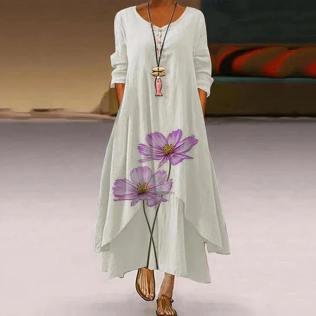 Margot | Women's Summer Floral Relaxed Fit Dress