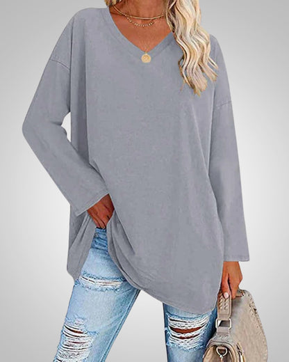Willow | Women's Casual Relaxed Fit V-neck Top