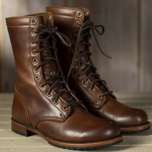 Olina | Women's Casual Lace Up Boots