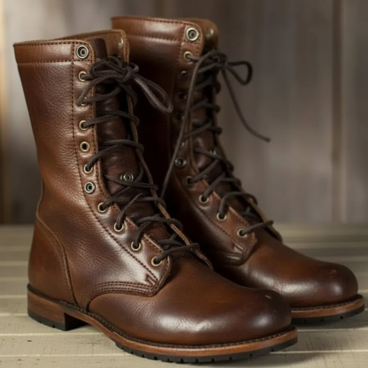 Olina | Women's Casual Lace Up Boots