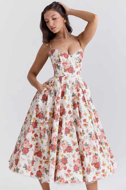 Lucia | Women’s Elegant Wedding Guest Midi Dress