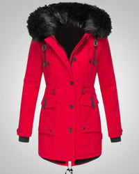 Fenella | Women's Fur Collar Hooded Winter Jacket