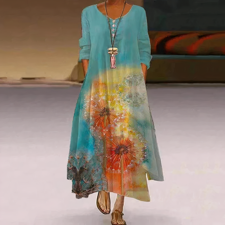 Margot | Women's Summer Floral Relaxed Fit Dress