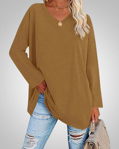 Willow | Women's Casual Relaxed Fit V-neck Top