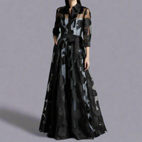 Blossom | Women's Elegant Flowing Maxi Evening Dress