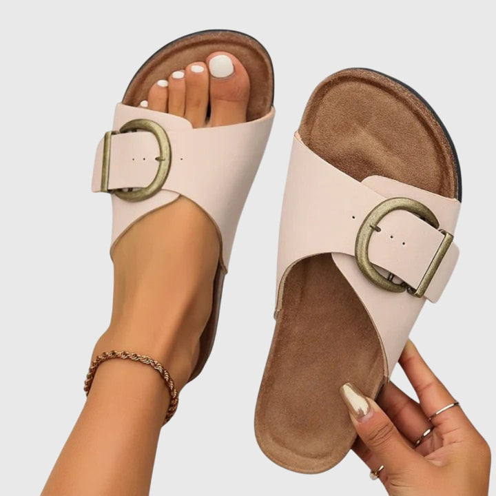 Adeline | Women's Wide Buckle Palado Sandals