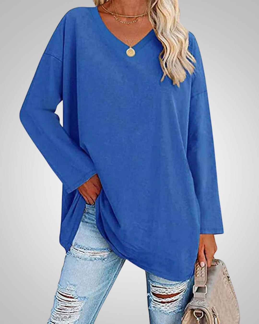 Willow | Women's Casual Relaxed Fit V-neck Top