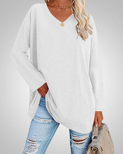 Willow | Women's Casual Relaxed Fit V-neck Top
