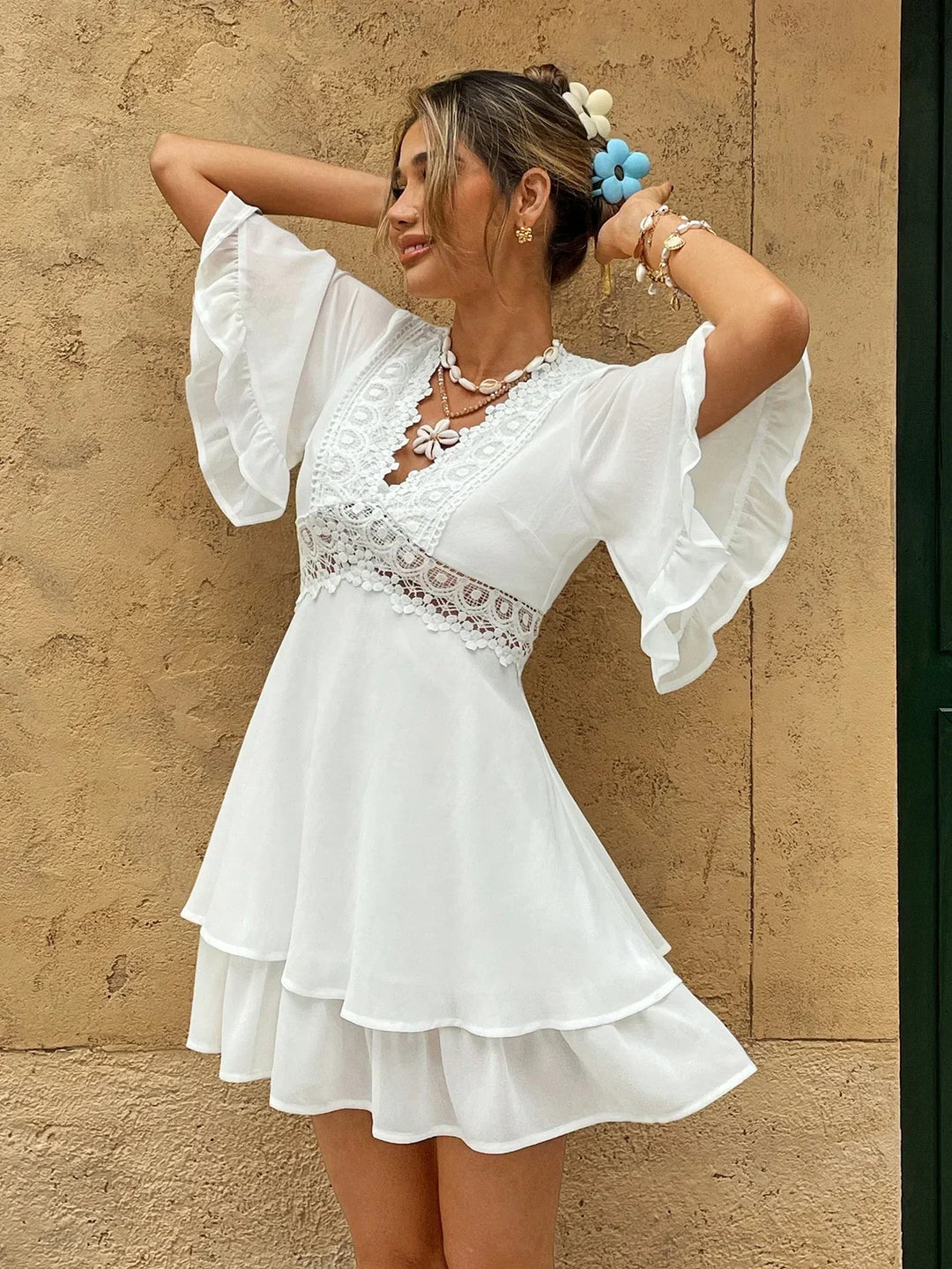 Allison | Women’s Summer Ruffled Boho Dress