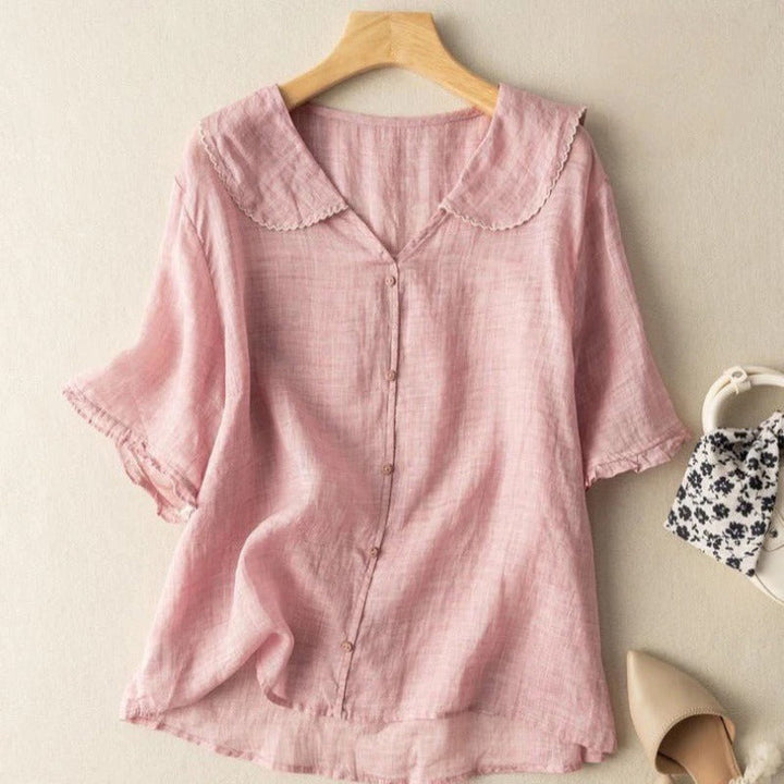 Chloe | Women's Elegant Linen Blouse