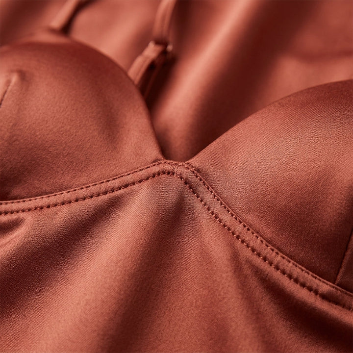 Isha | Women's Elegant Satin Evening Dress
