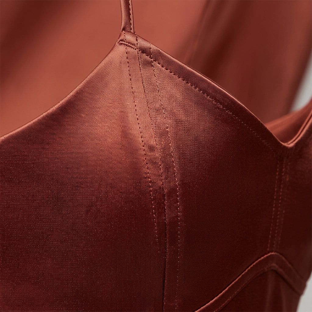 Isha | Women's Elegant Satin Evening Dress