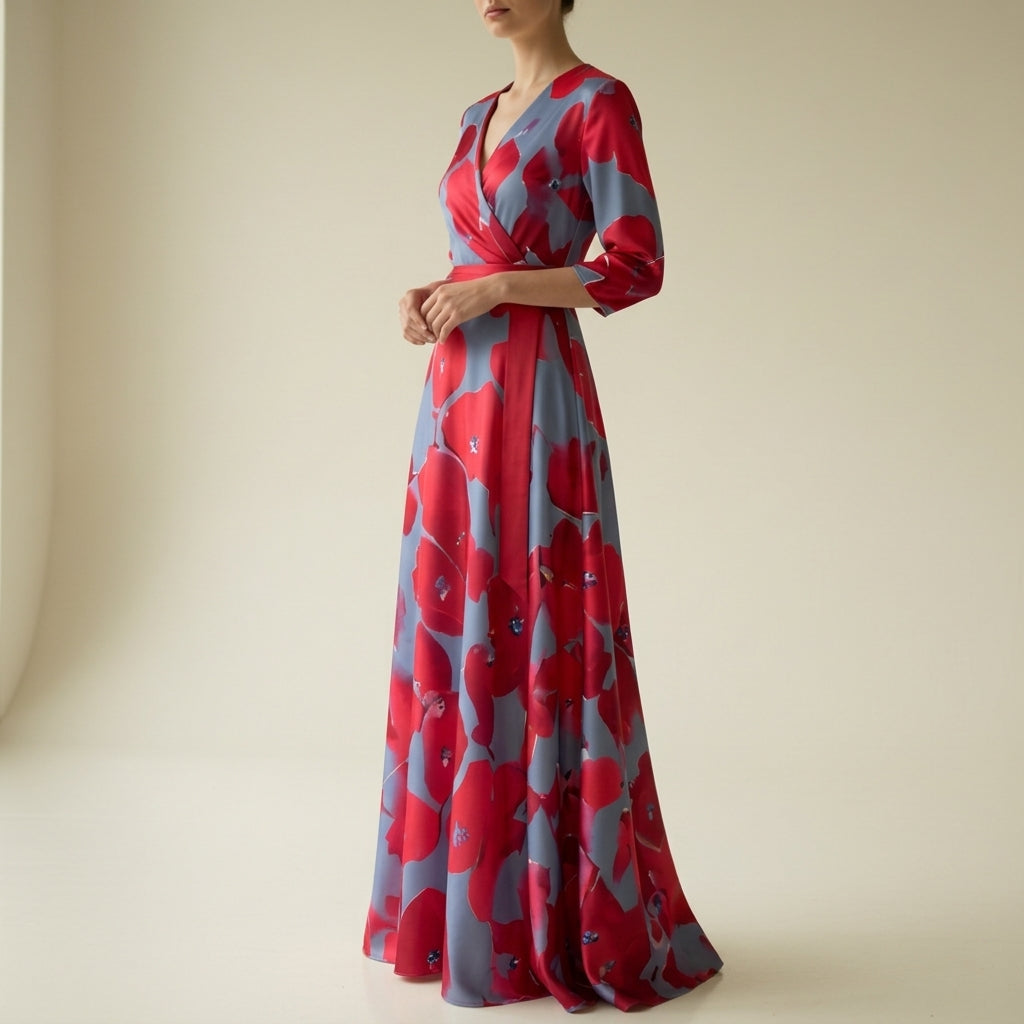 Hazel | Women's Wrapped Floral Summer Dress
