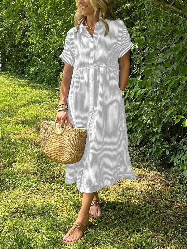 Jemma | Women’s Summer Maxi Striped Dress